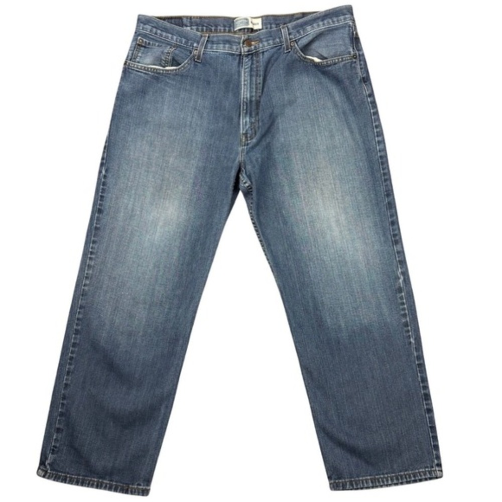 Levi's Signature Relaxed Fit Men's W40xL30 (Measures W38xL27) Blue Faded Jeans